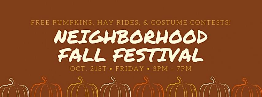 Neighborhood Fall Festival