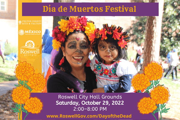 Third Annual Día de Muertos Festival Returns to Roswell, GA
Sat Oct 29, 2:00 PM - Sat Oct 29, 8:00 PM
in 12 days