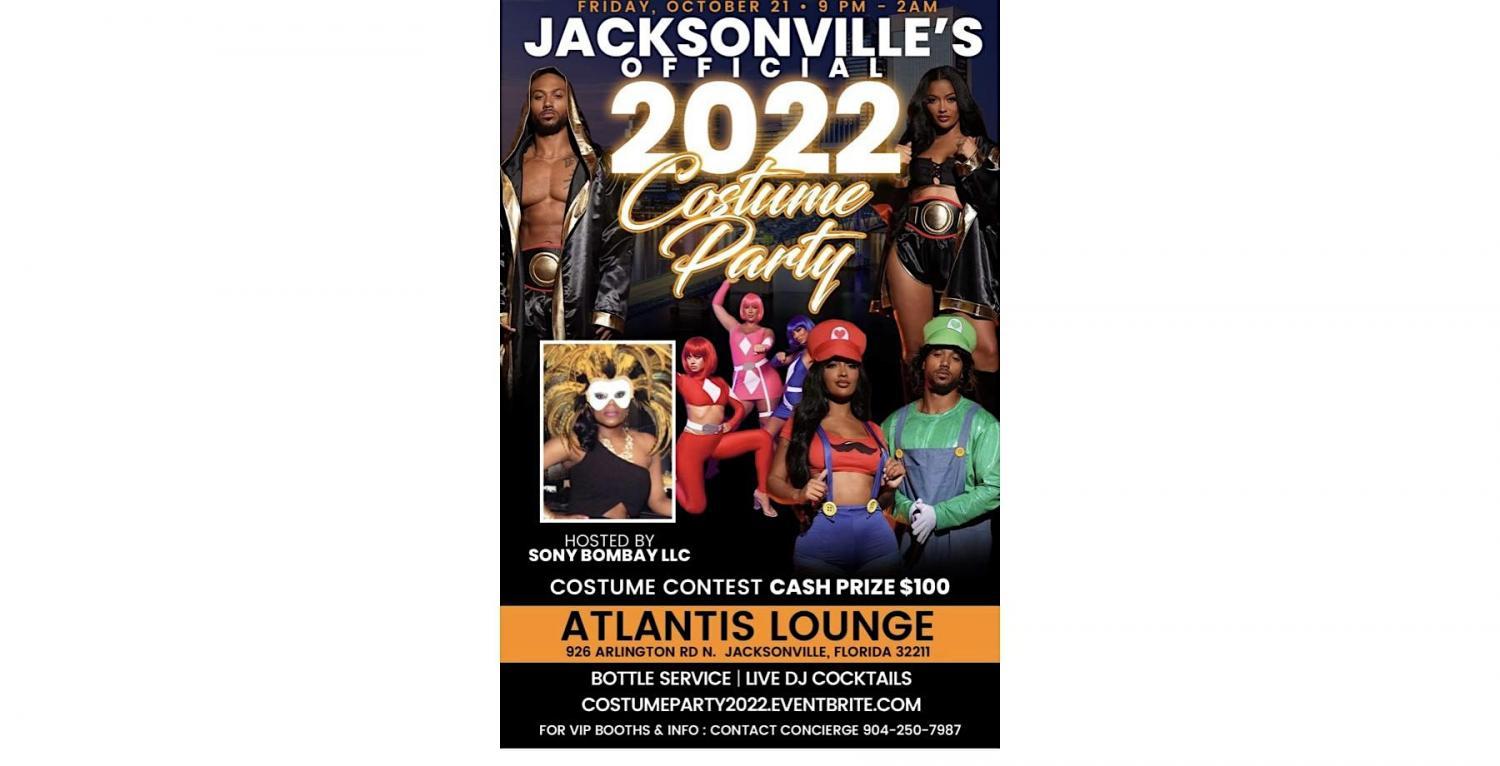 Jacksonville's Official Costume Party
Fri Oct 21, 7:00 PM - Sat Oct 22, 2:00 AM