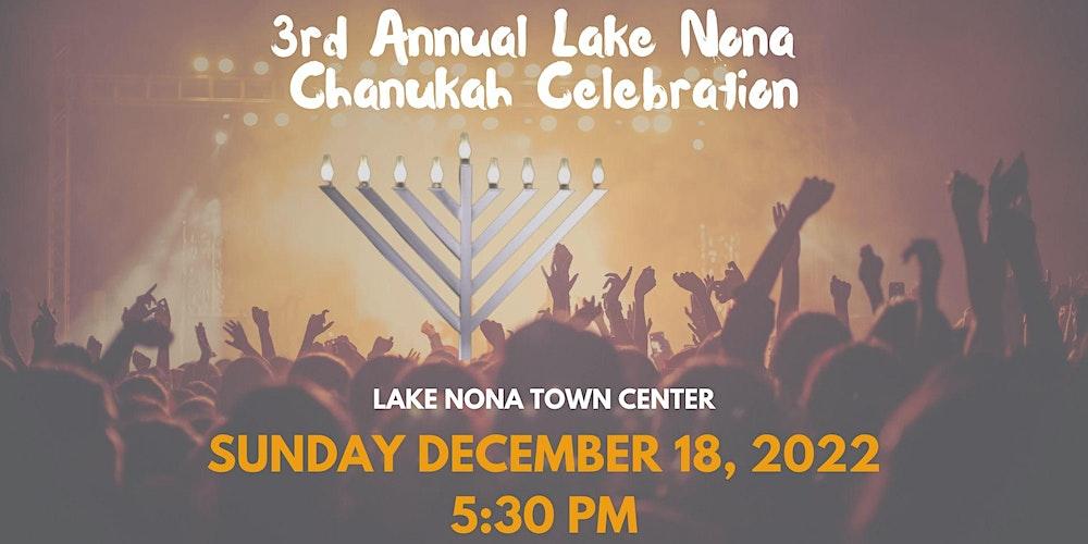 3rd Annual Lake Nona Chanukah Celebration