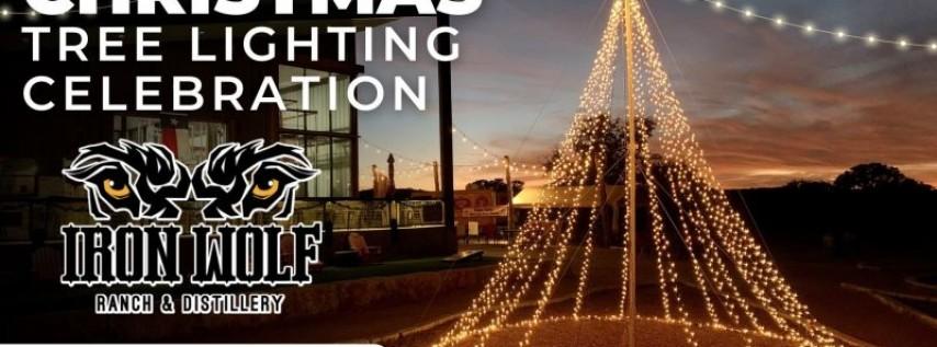 Iron Wolf Christmas Tree Lighting