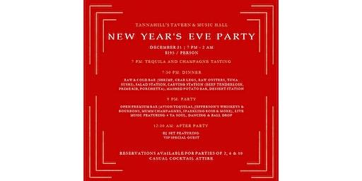 New Year's Eve Party @ Tannahill's Tavern & Music Hall