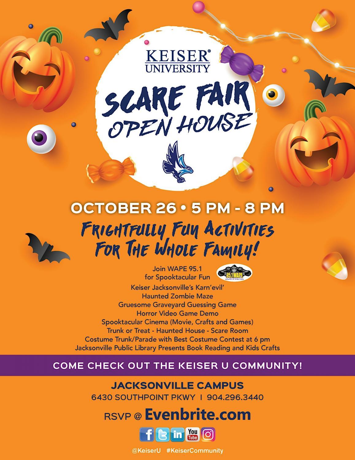Scare Fair - Open House
Wed Oct 26, 7:00 PM - Wed Oct 26, 7:00 PM
in 6 days