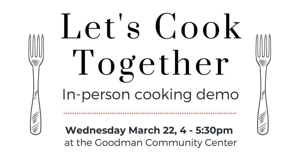Let's Cook Together: In-person Cooking Demo for 50+