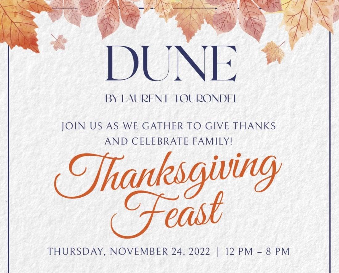 Dune Thanksgiving Feast