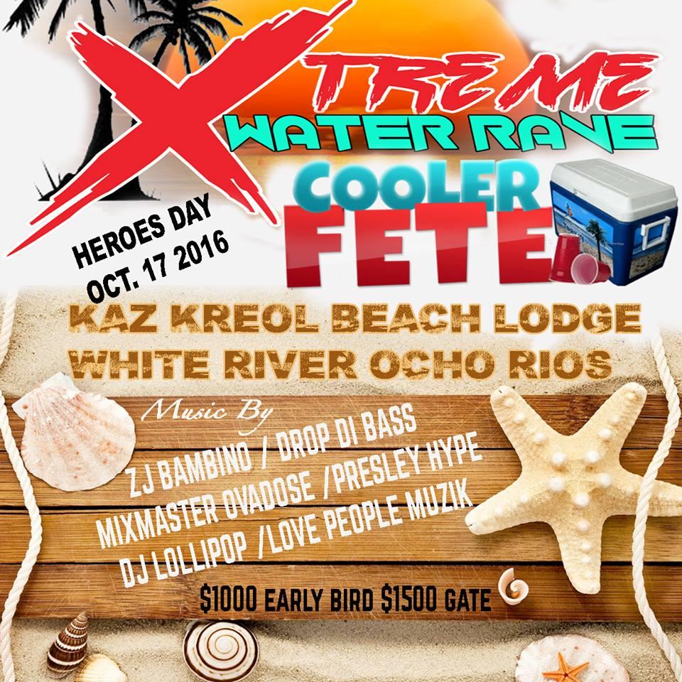 Xtreme Water Rave Cooler Fete