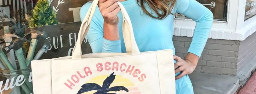 Canvas Tote Bag Workshop at Clearwater Beach!