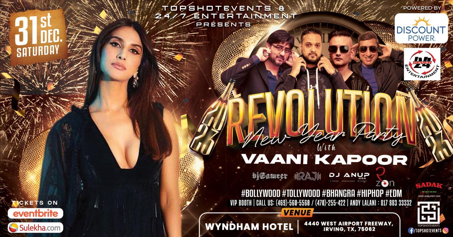 REVOLUTION 2023 With VAANI KAPOOR | #1BOLLYWOOD NEW YEAR PARTY