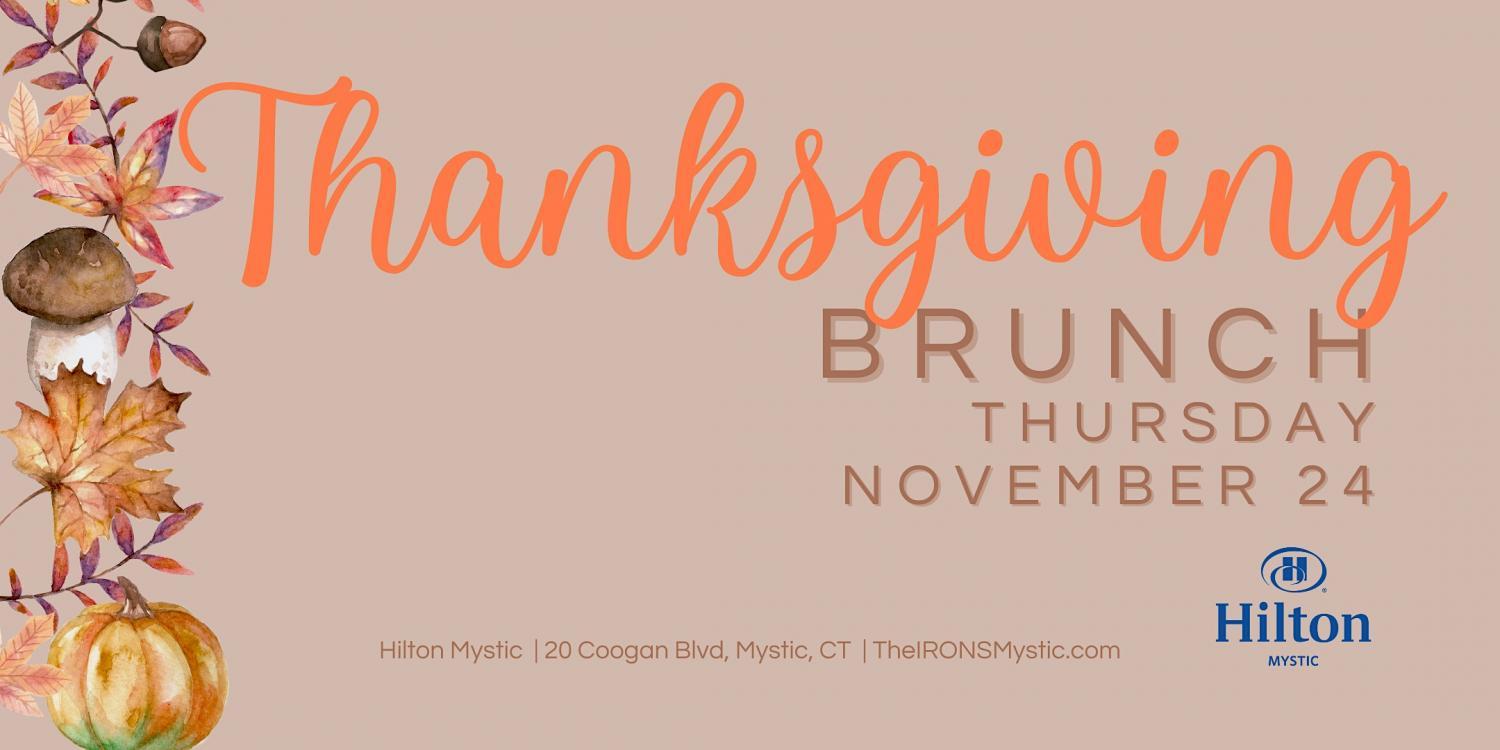 Thanksgiving Grand Brunch Buffet at Hilton Mystic, Mystic, Connecticut
Thu Nov 24, 12:00 PM - Thu Nov 24, 7:00 PM
in 20 days