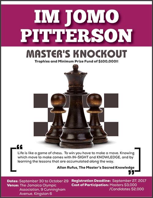 IM Jomo Pitterson Masters Knock-out Candidate Masters Challenge (Quarter-Finals- Gms 3 & 4)