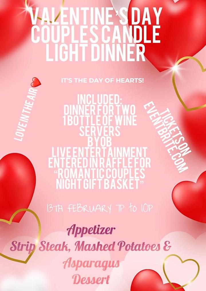 Valentine’s Day Couples Candlelight Dinner