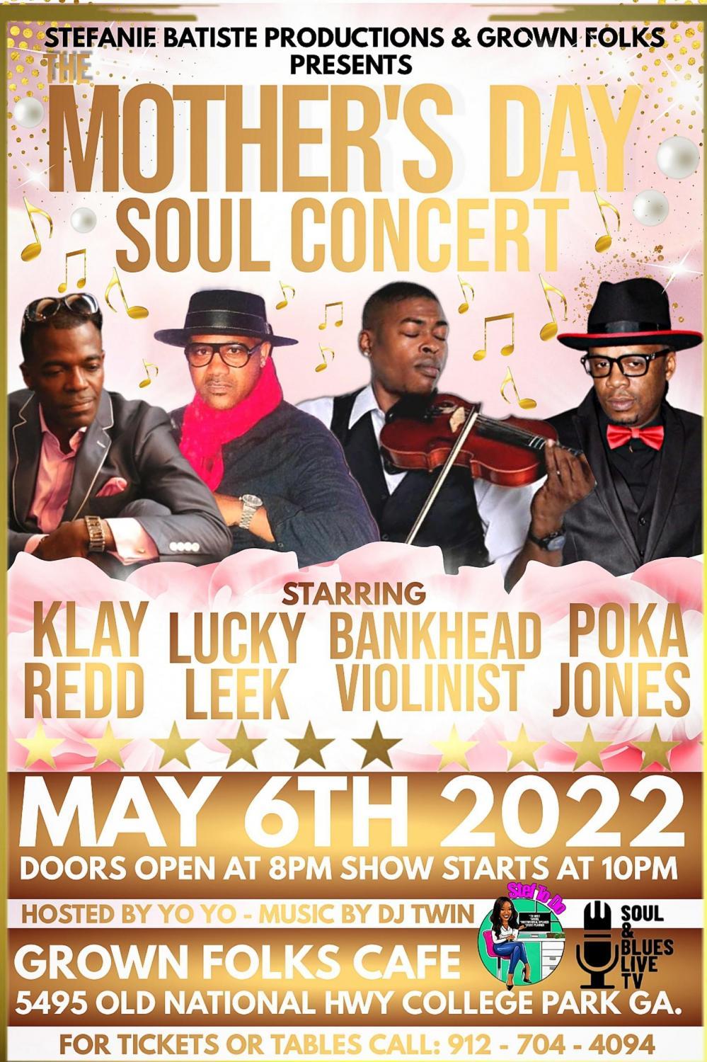 MOTHER'S DAY SOUL CONCERT