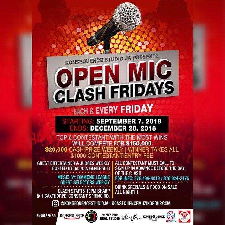 Open Mic Clash Fridays