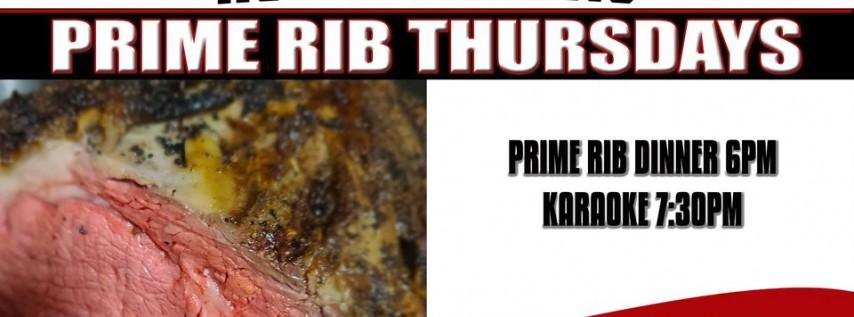 Prime Rib Thursday & Karaoke