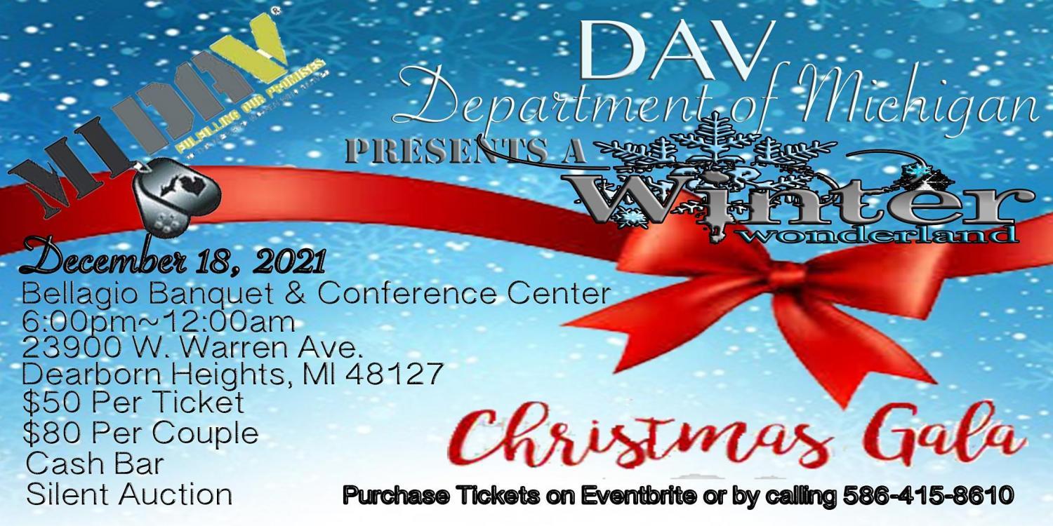 Disabled American Veterans-Department of Michigan 2021 Christmas Gala