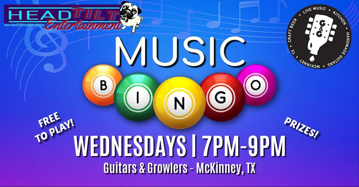 Music Bingo at Guitars and Growlers - McKinney, TX