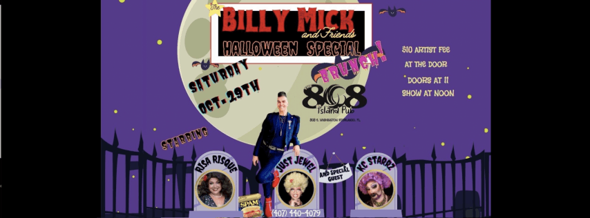The Billy Mick & Friends Halloween Variety Show Brunch
