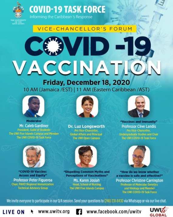 Vice Chancellor's Forum: Covid-19 Vaccination
