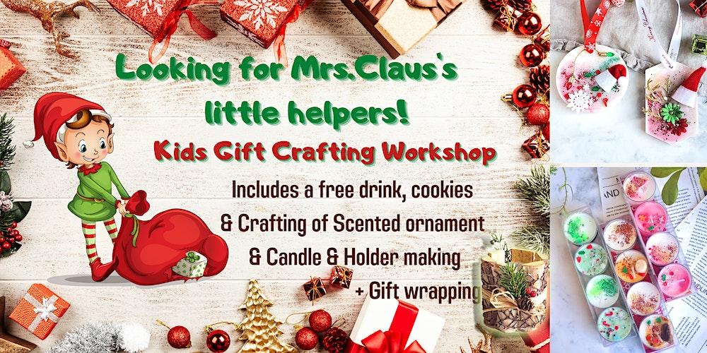 Promo15%★Mrs.Claus needs helpers!Kids advanced+unique Gift Crafting★3item