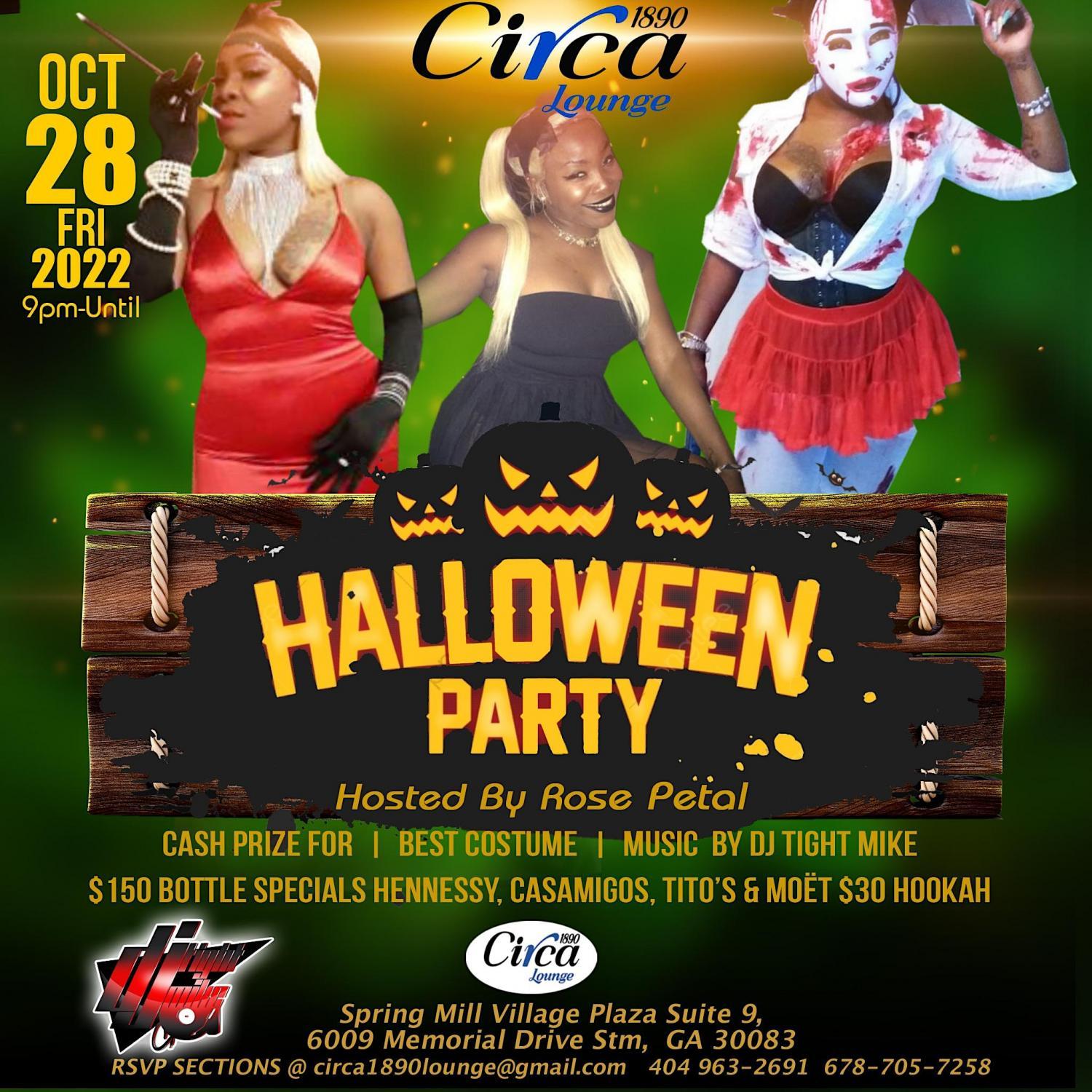Halloween Party Hosted By Rose Petal
Fri Oct 28, 7:00 PM - Sat Oct 29, 2:30 AM
in 8 days