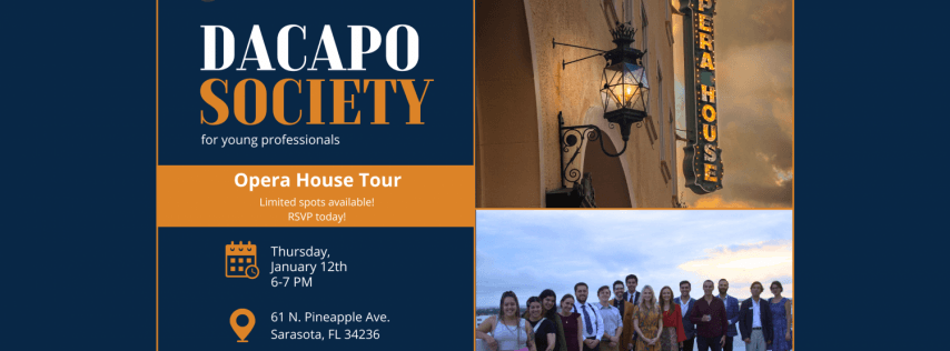 DaCapo Society FREE Opera House Tour
