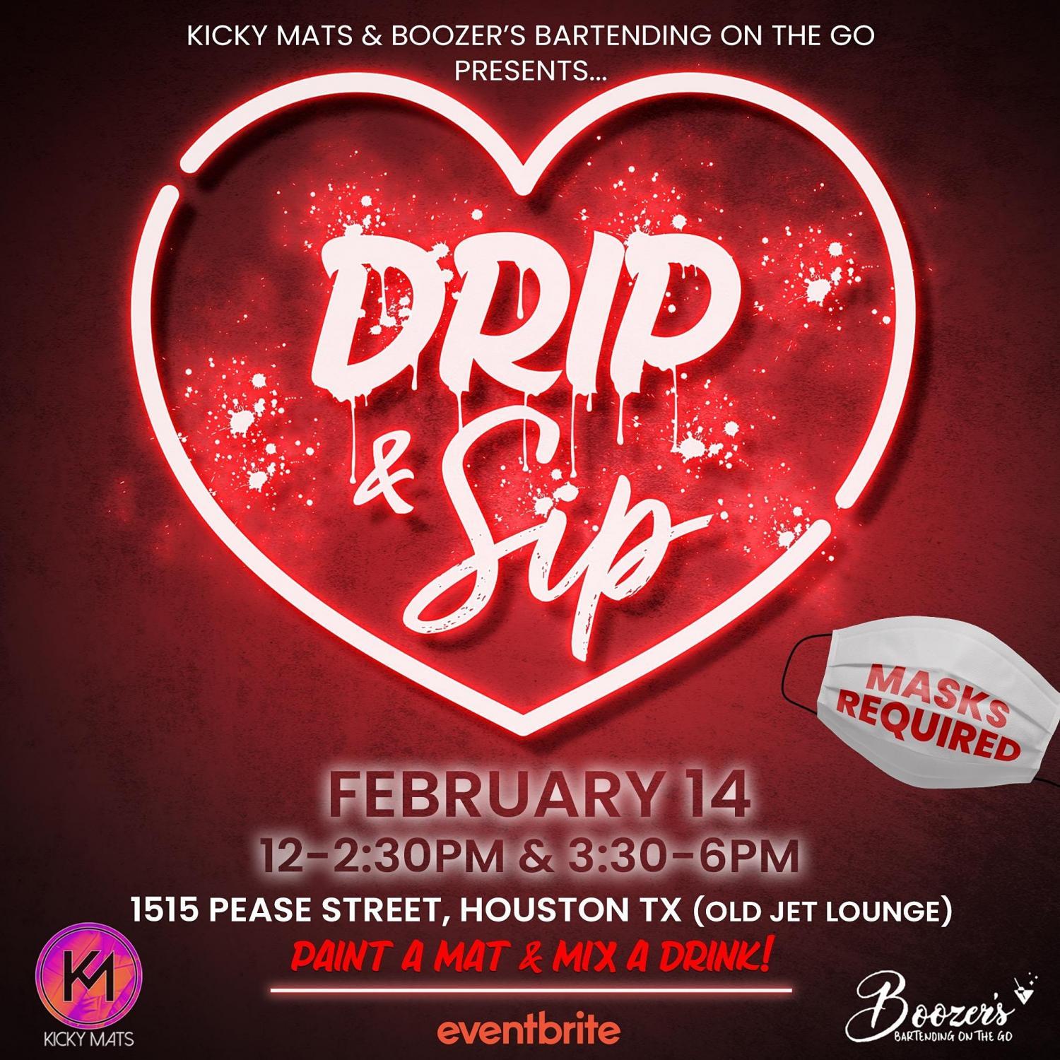 Drip & Sip Paint Party: Valentine's Day Edition