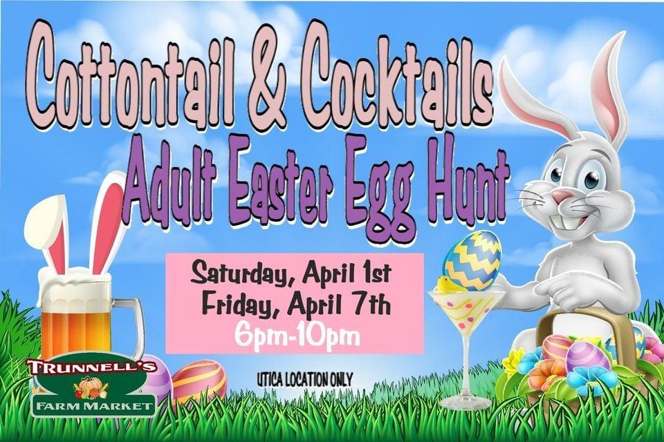 Cottontail &amp; Cocktails - Adult Easter Egg Hunt at Trunnell's