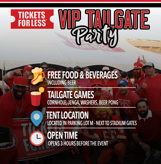 VIP Tailgate Party: Kansas City Chiefs vs. Tennessee Titans