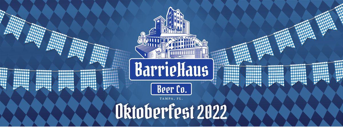 BarrieHaus Oktoberfest in Tampa, FL
Sat Oct 15, 1:00 PM - Sat Oct 15, 9:00 PM