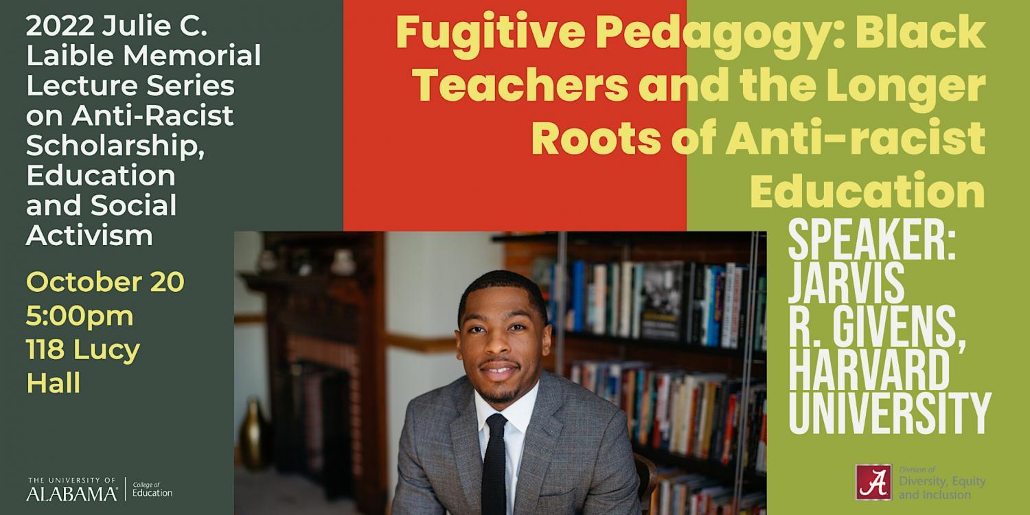 Fugitive Pedagogy: Black Teachers & the Longer Roots of Anti-racist Educati
Thu Oct 20, 5:00 PM - Thu Oct 20, 6:15 PM
in 3 days