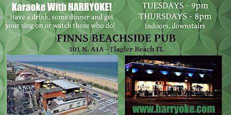 Thursday Karaoke at Finns Beachside Pub!