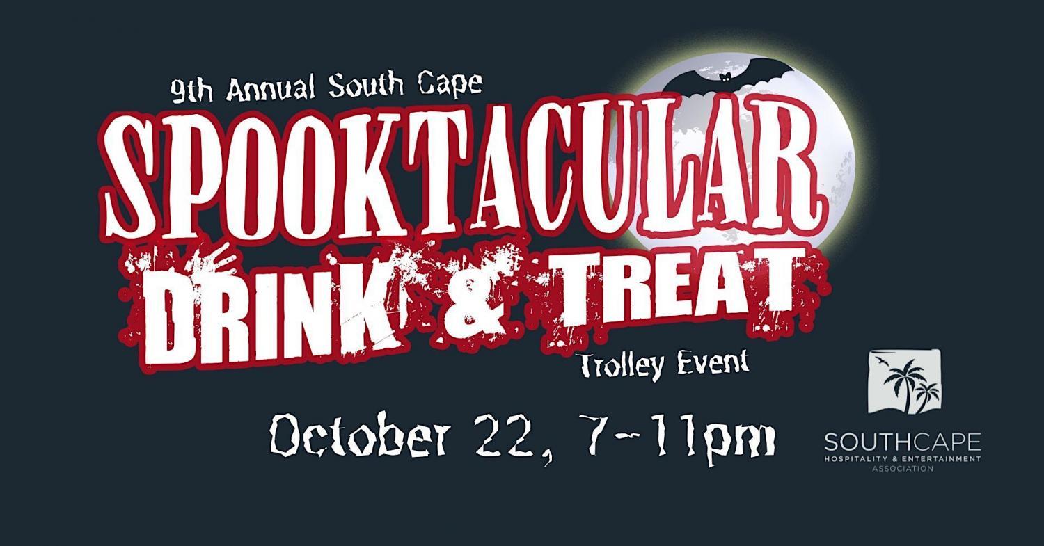 9th Annual South Cape Spooktacular Drink or Treat Trolley Event
Sat Oct 22, 7:00 PM - Sat Oct 22, 11:00 PM
in 3 days