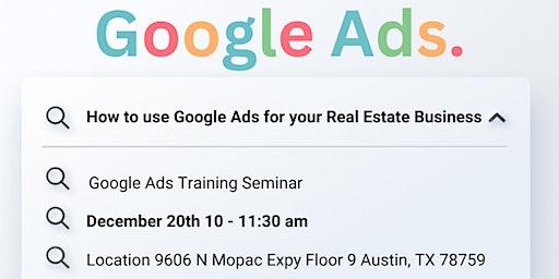 Google Ads Training Seminar