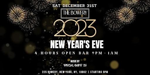 New Years Eve 2023 @ Gallery at The Bowery w/ 4 Hour Open Bar