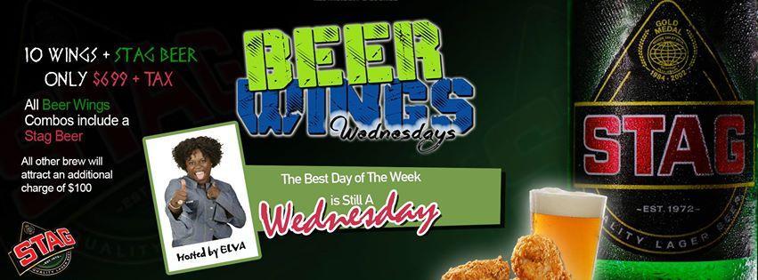 A-Bar Beer Wings Wednesday