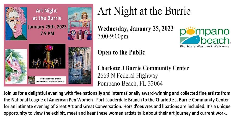 Art Night at the Burrie