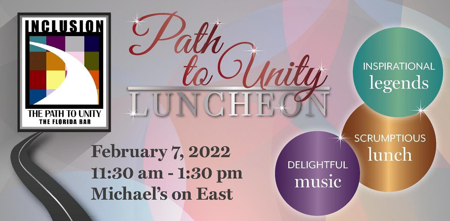 Sarasota County Bar Association's Path to Unity Luncheon