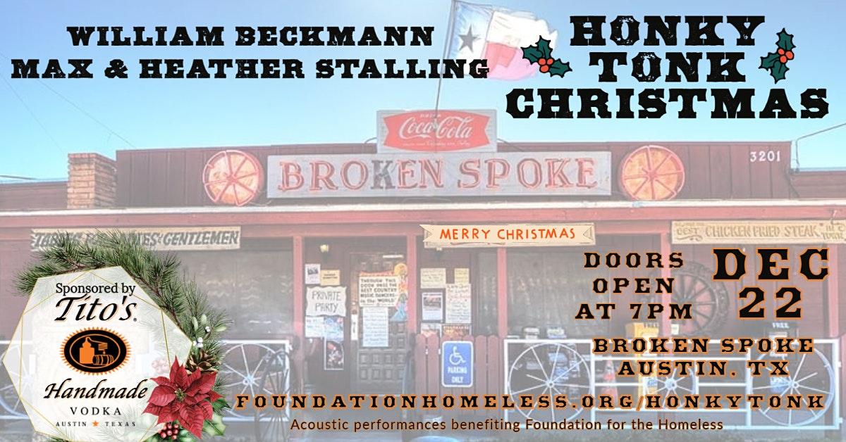 A Honky Tonk Christmas with William Beckmann and Max & Heather Stalling