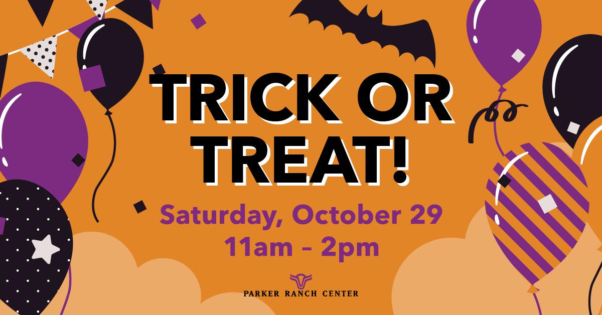 Trick or Treat
Sat Oct 29, 11:00 AM - Sat Oct 29, 2:00 PM
in 9 days