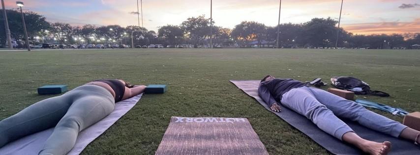 Free Sunset Yoga at Holiday Park