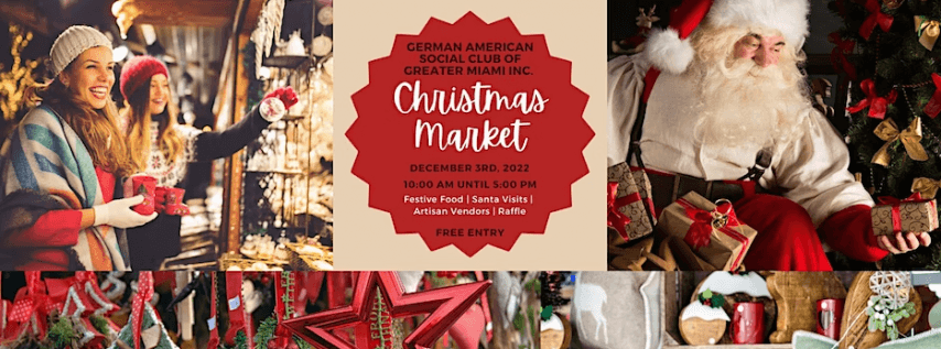 Christmas Market at German American Social Club of Greater Miami