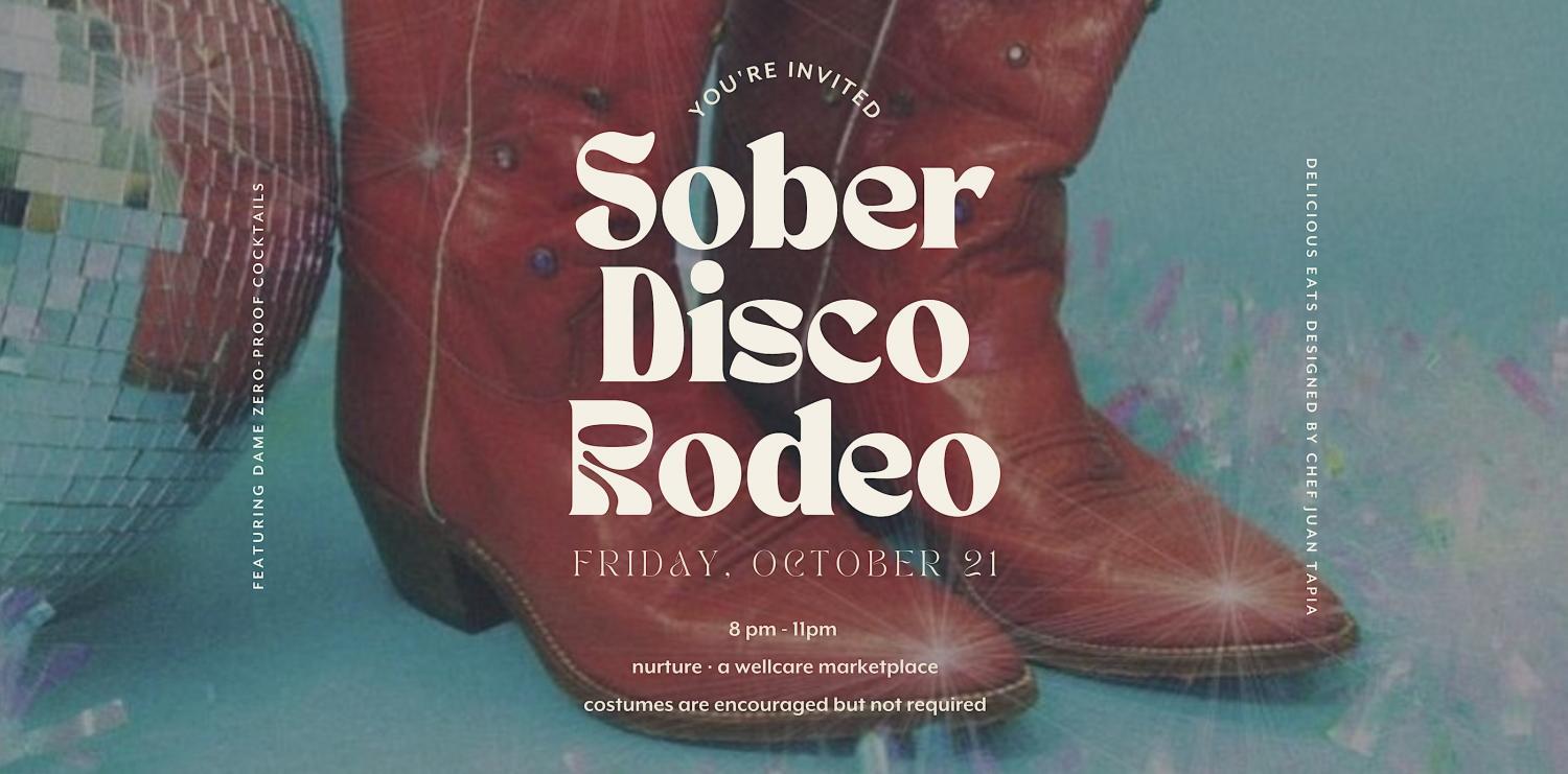 Sober Speakeasy | Disco Rode
Fri Oct 21, 7:00 PM - Fri Oct 21, 7:00 PM
in 2 days
