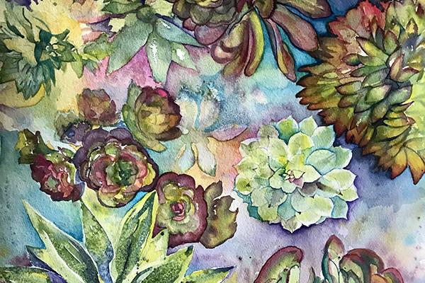 Watercolor Workshop: Glorious Succulents