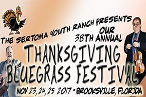 Brooksville Thanksgiving Bluegrass Festival Brooksville, FL
Thu Nov 24, 1:00 PM - Sat Nov 26, 8:00 PM
in 20 days