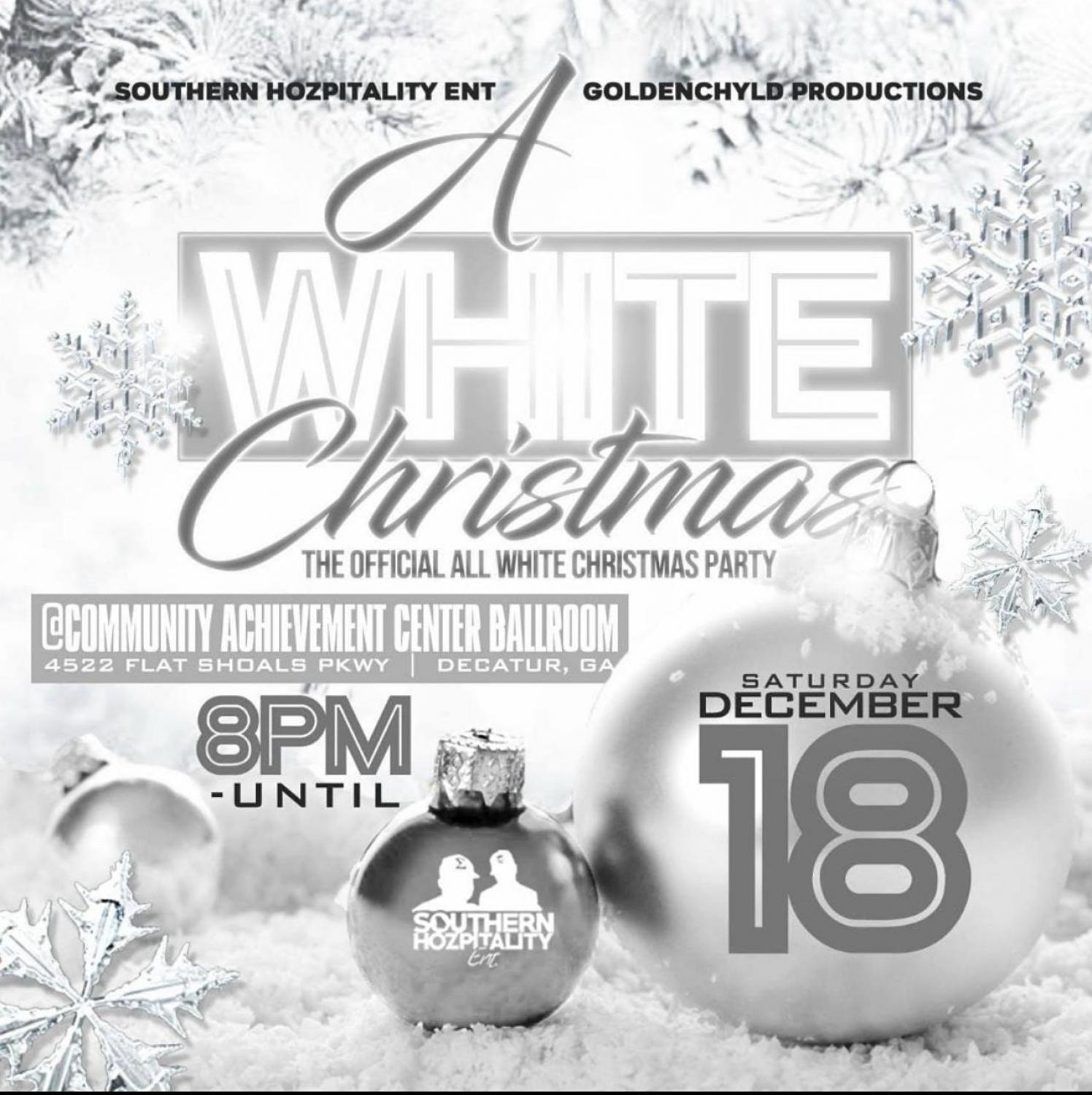 “A WHITE CHRISTMAS”: ALL WHITE CHRISTMAS PARTY