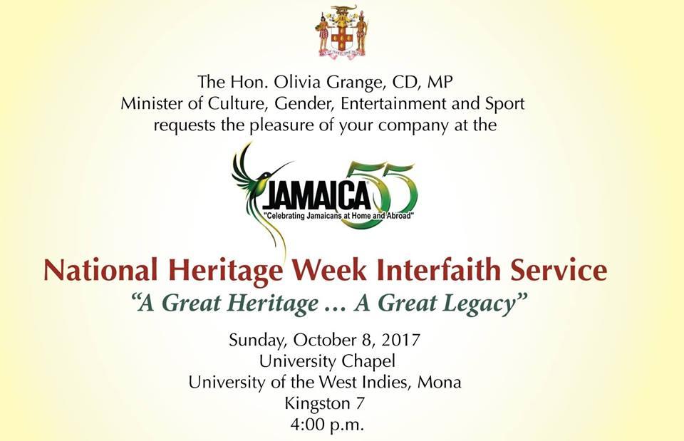 Heritage Week Interfaith Service