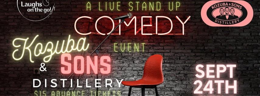 Comedy and Cocktails at Kozuba and Sons Distillery - A Live Comedy Event!