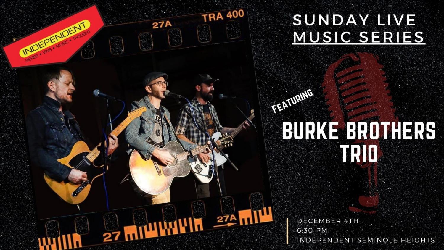 Sunday Live Music Series: Burke Brothers