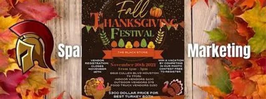 Fall THANKSGIVING Festival at The Black Store