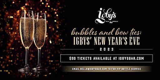 Bubbles and Bow Ties: Igbys' New Year's Eve 2023